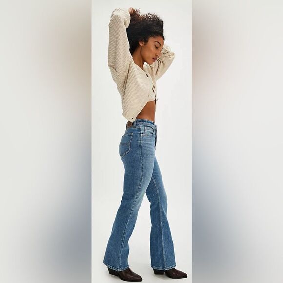 Lee x Daydreamer High Rise Crop Boot. NWT. 28 - Picture 6 of 12